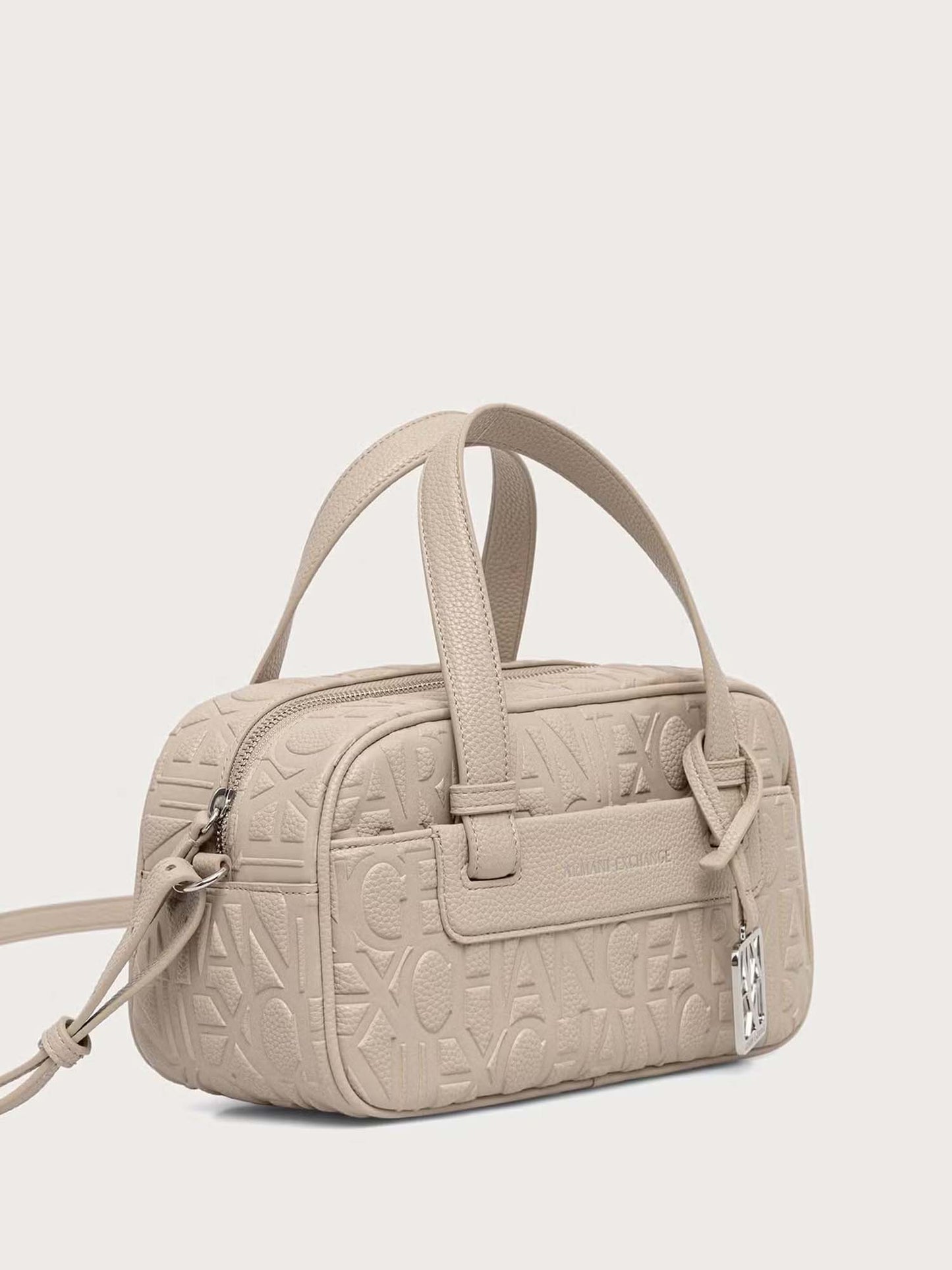 Armani Exchange Liz Handbag, borsa Unisex adulto beige