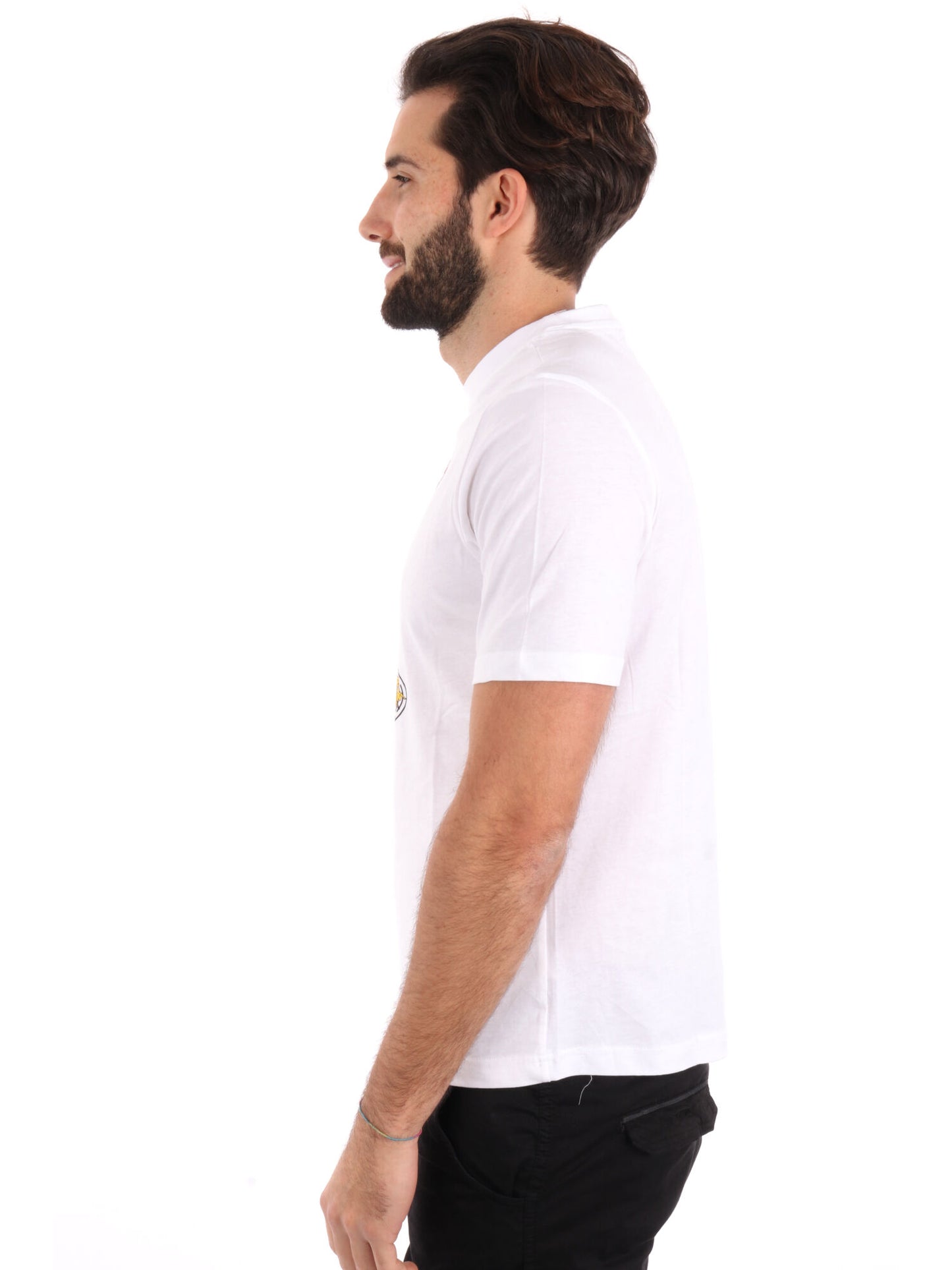 T-SHIRT LOGO GLESTO KAPPA UOMO BIANCO