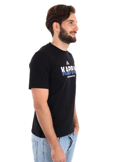 T-SHIRT GAFUP KAPPA UOMO NERO