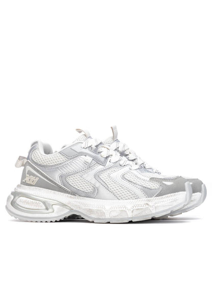 Sneakers donna Xti argento con suola chunky e lacci