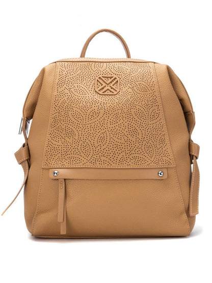 Zaino Xti da uomo e donna beige dallo stile urbano e funzionale