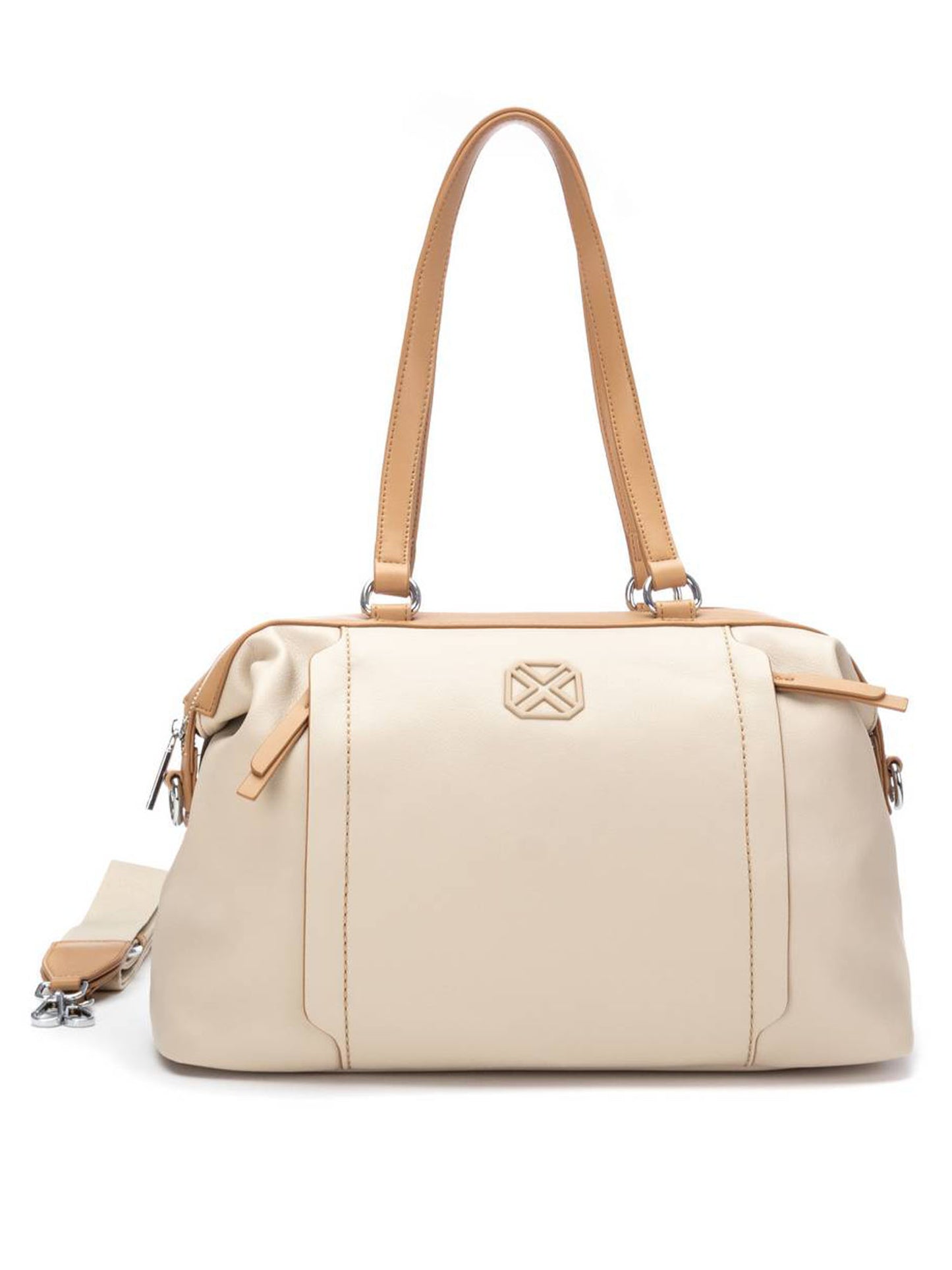 Borsa Xti beige da donna adulto dal design moderno e pratico