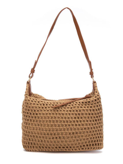 Borsa a tracolla Xti in tessuto fango da donna per la primavera