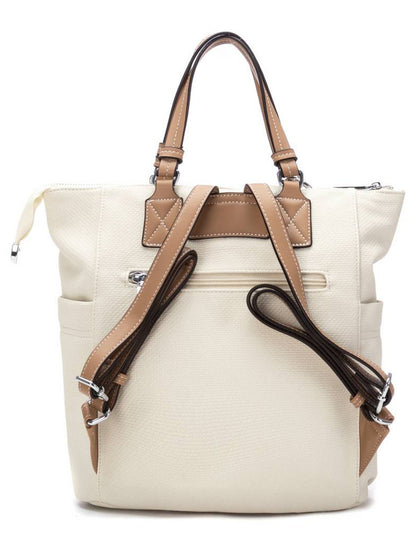 Borsa zaino Xti bianca versatile e di tendenza da donna