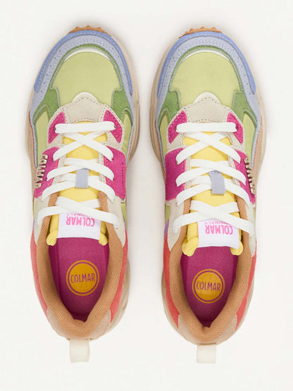 SNEAKERS VERDE-MULTICOLOR GARNER COLMAR DA DONNA