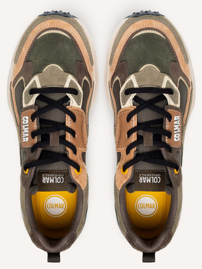 SNEAKERS GARNER GROUNDS COLMAR DA UOMO VERDE MILITARE