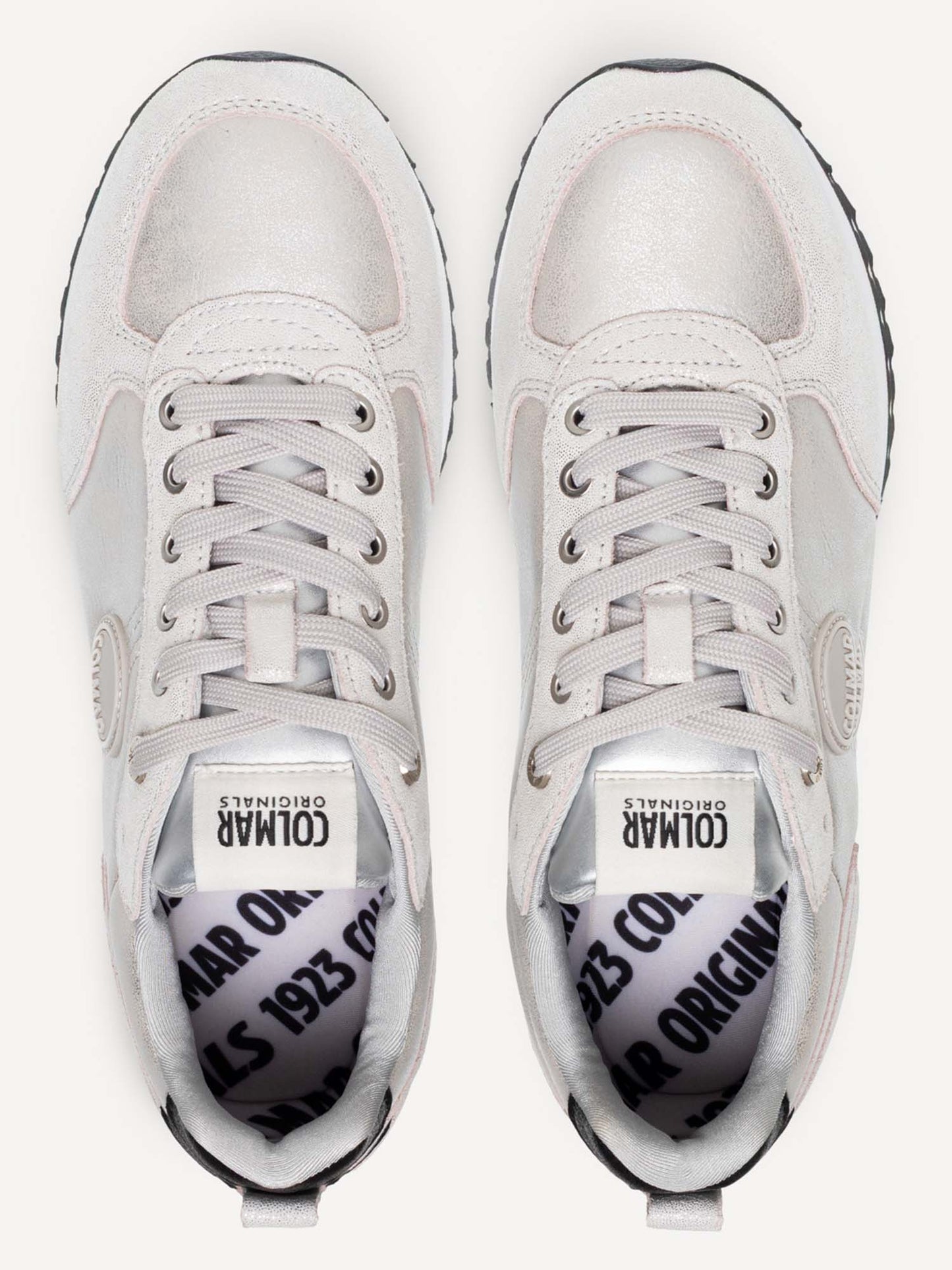 SNEAKERS TRAVIS PUNK SUOLA ALTA COLMAR DA DONNA ARGENTO