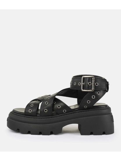 Sandali Buffalo Vega da donna in nero