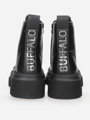 ANFIBIO MAVE LACE UP BUFFALO DA DONNA NERO