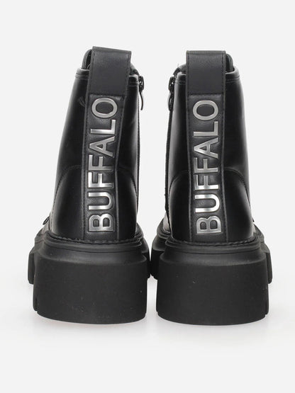 ANFIBIO MAVE LACE UP BUFFALO DA DONNA NERO