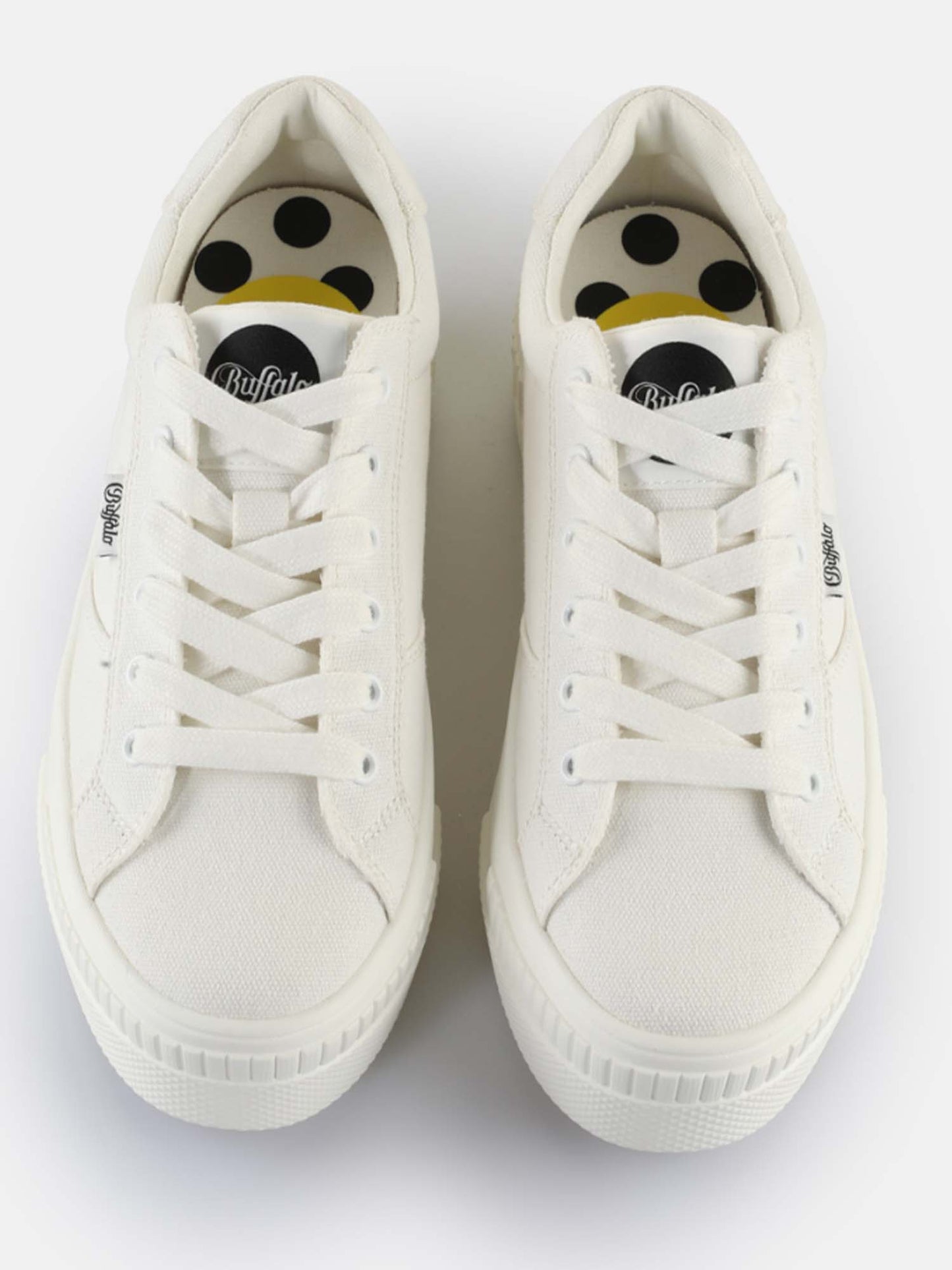 Buffalo Paired, sneakers donna bianche dallo stile unico