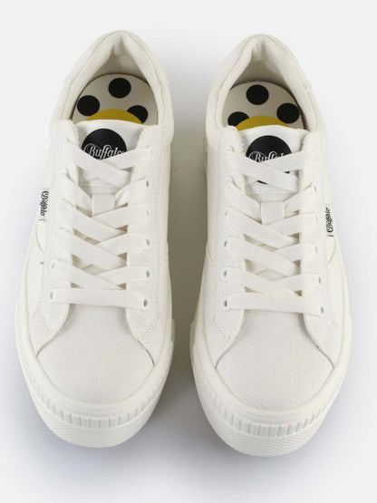 Buffalo Paired, sneakers donna bianche dallo stile unico