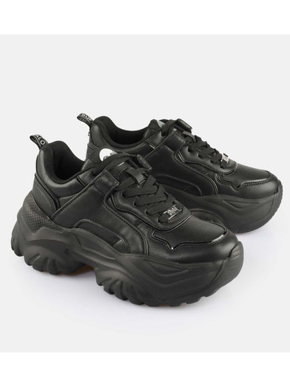 Buffalo Bliss, sneakers da donna nere