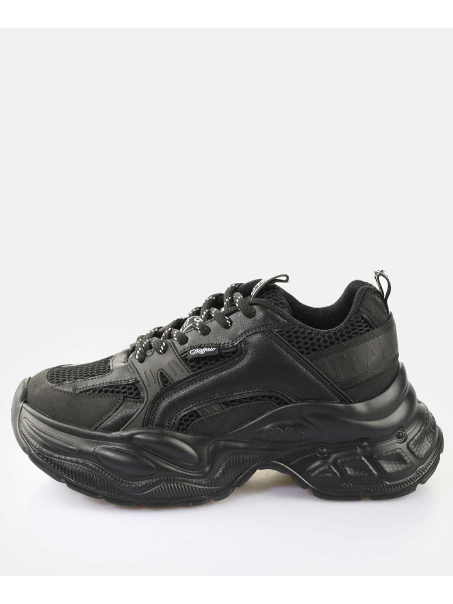 Buffalo Yuno, sneakers donna nere dal design iconico