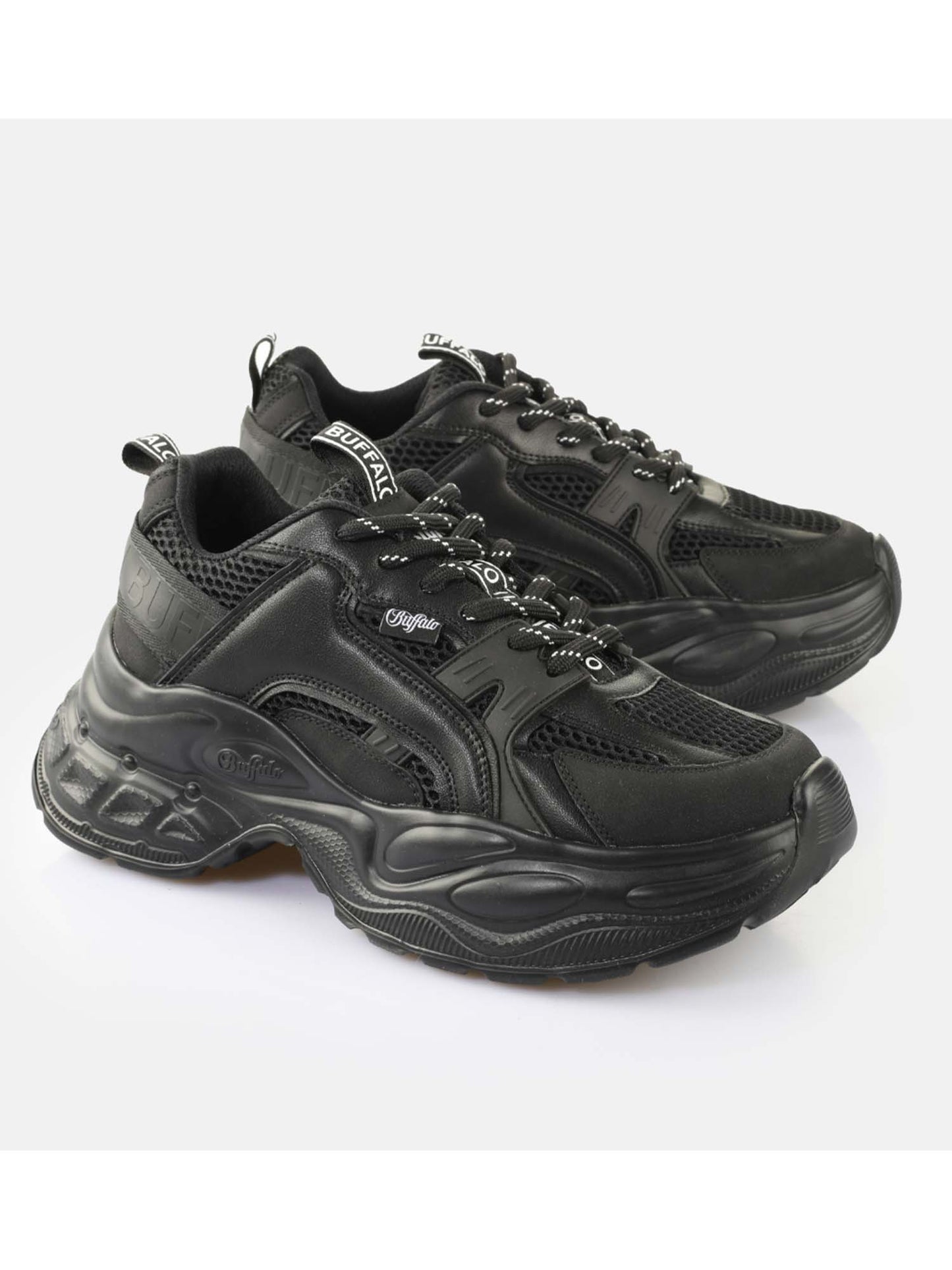 Buffalo Yuno, sneakers da donna nere
