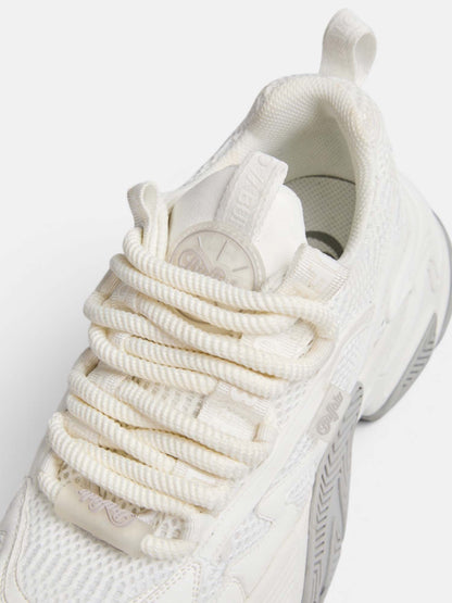 Buffalo Fion, sneakers da donna bianche