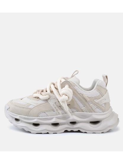 Buffalo Malaga Lace, sneakers da donna crema