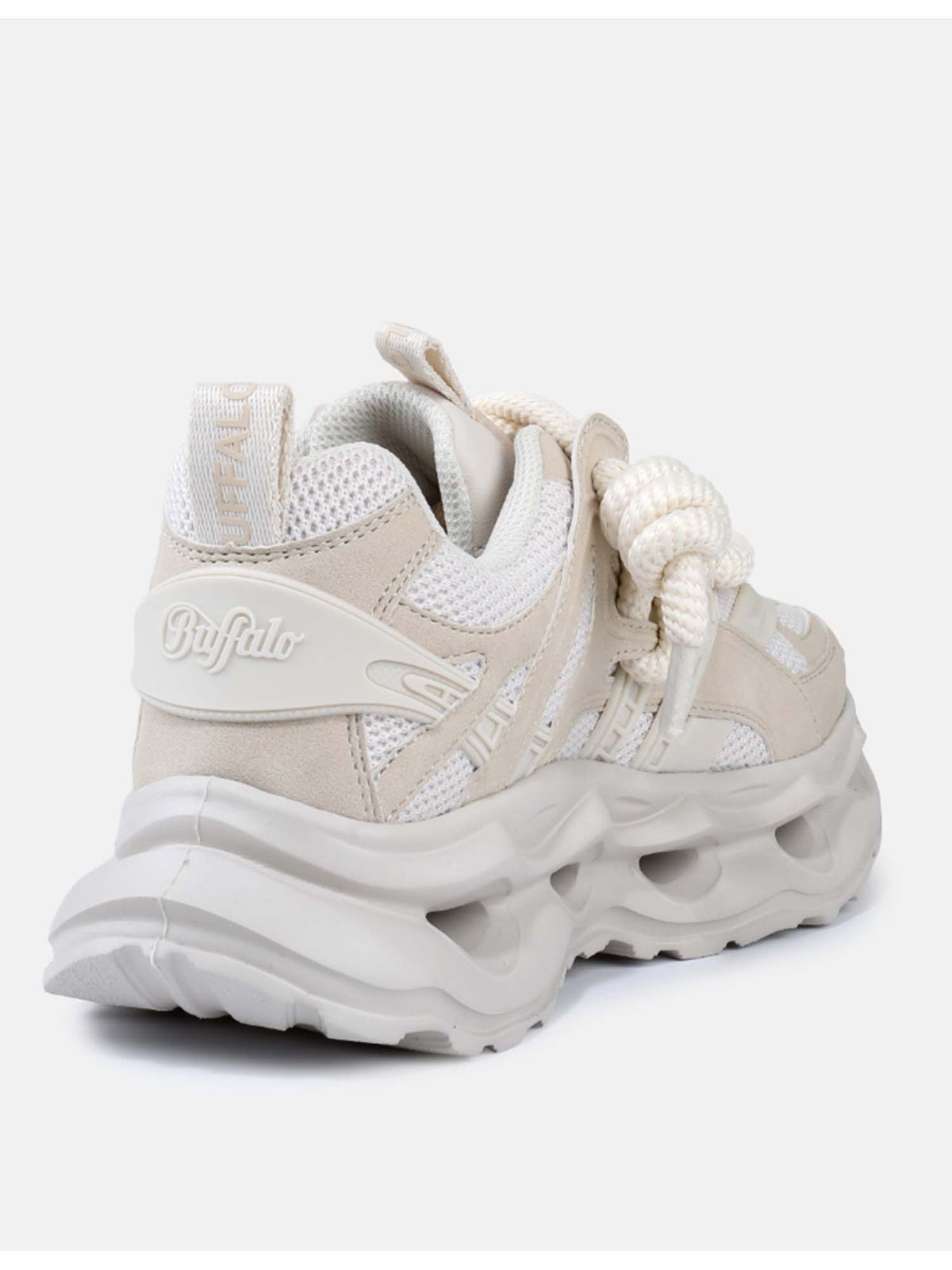 Buffalo Malaga Lace, sneakers da donna crema