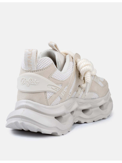 Buffalo Malaga Lace, sneakers da donna crema