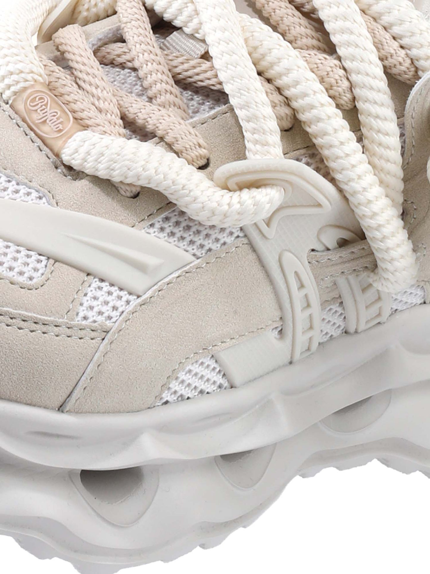 Buffalo Malaga Lace, sneakers da donna crema