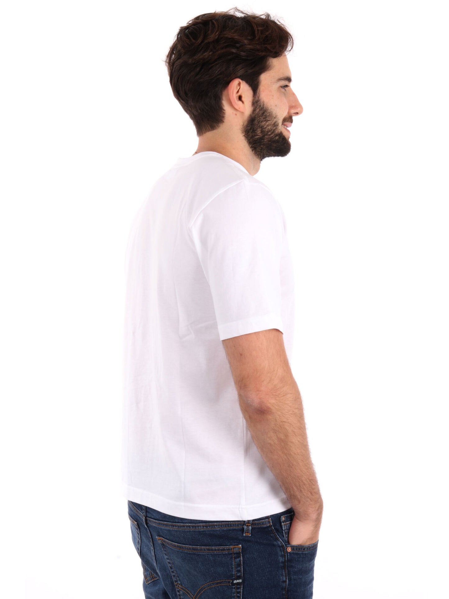 T-SHIRT LOGO GUOTI KAPPA UOMO BIANCO