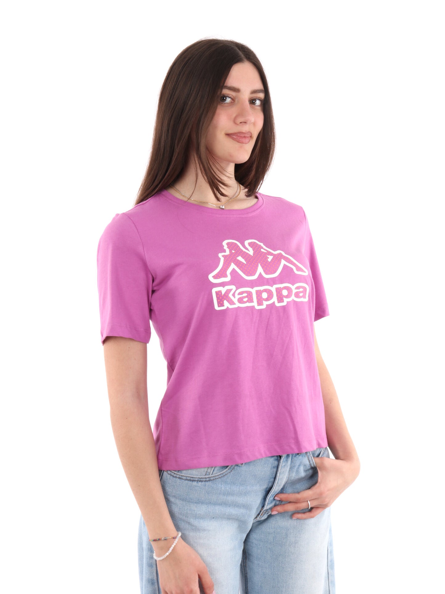 KAPPA T-SHIRT MM - FUXIA