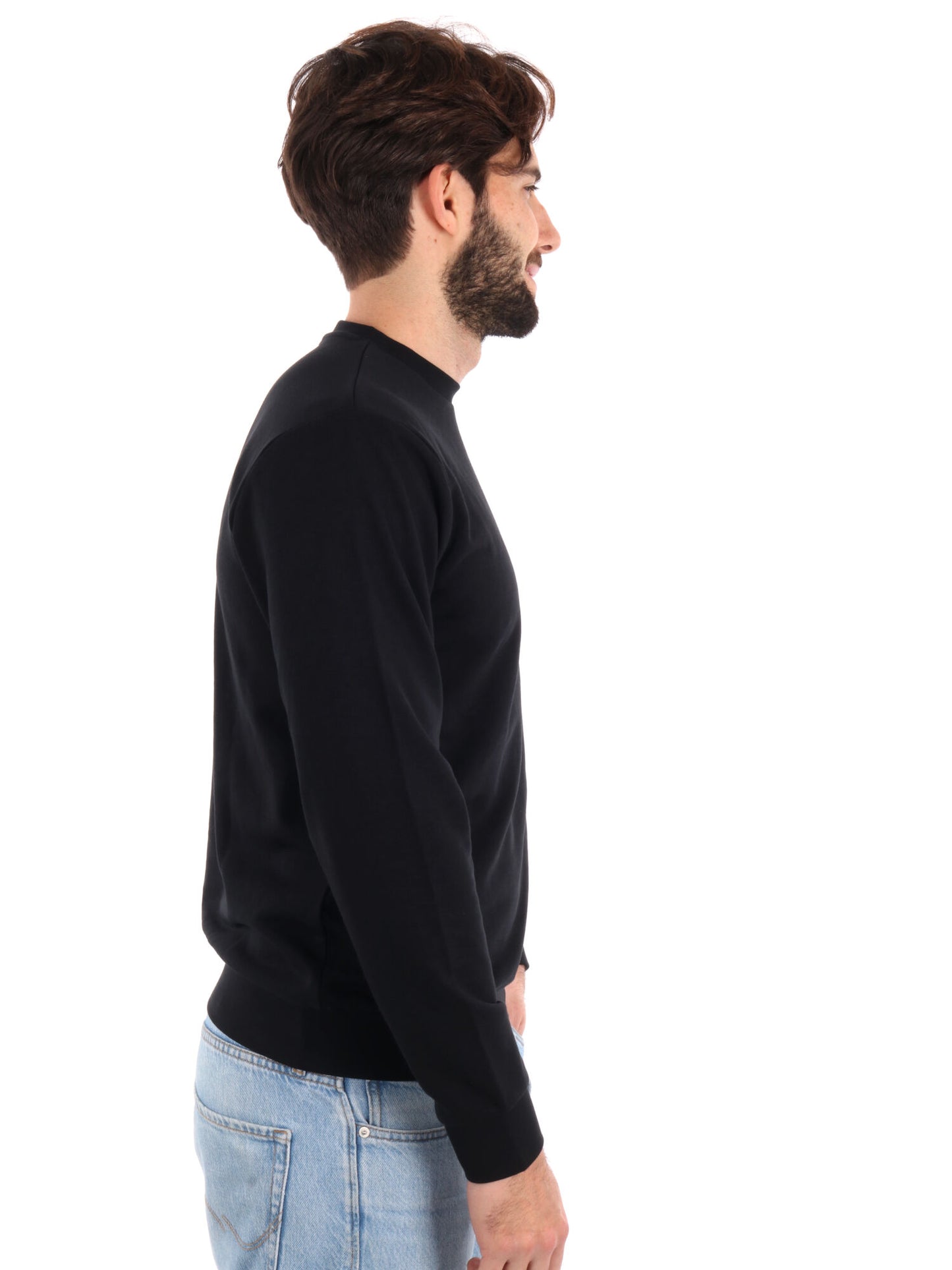 FELPA GIROCOLLO KAPPA UOMO NERO