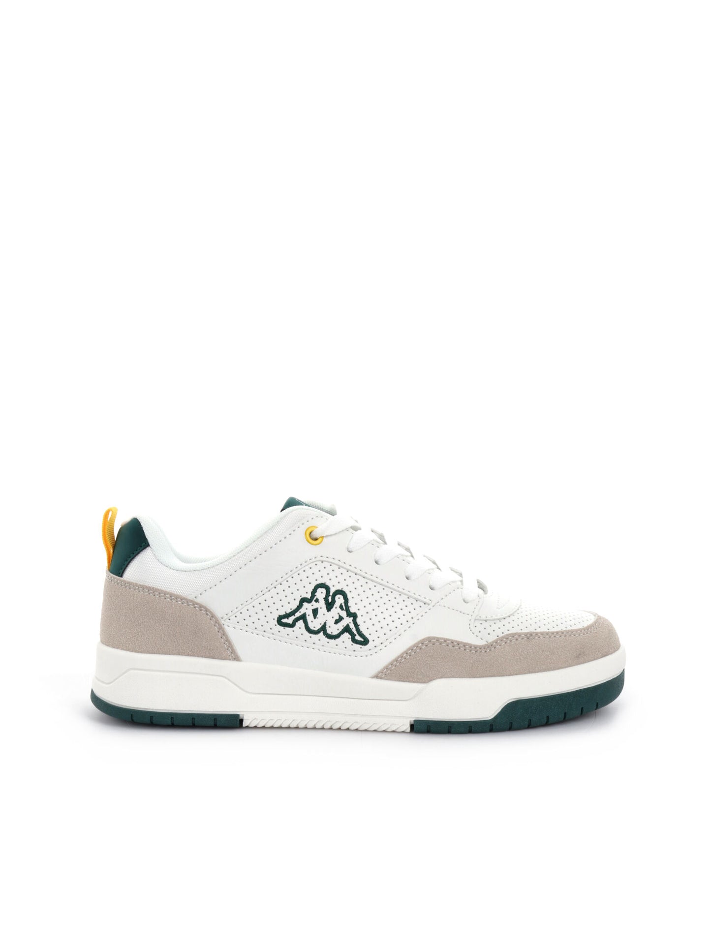 SNEAKERS LOGO MANIS KAPPA UOMO BIANCO-VERDE