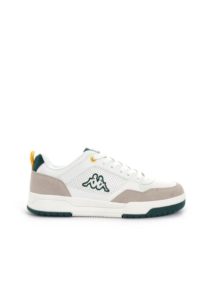 SNEAKERS LOGO MANIS KAPPA UOMO BIANCO-VERDE