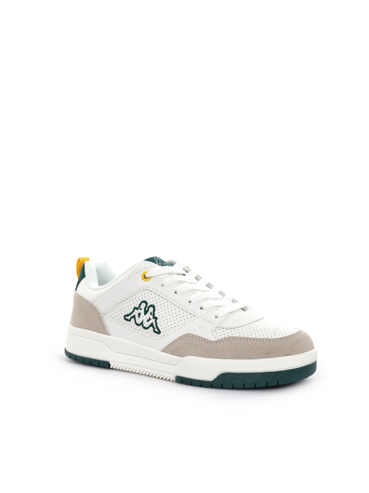 SNEAKERS LOGO MANIS KAPPA UOMO BIANCO-VERDE
