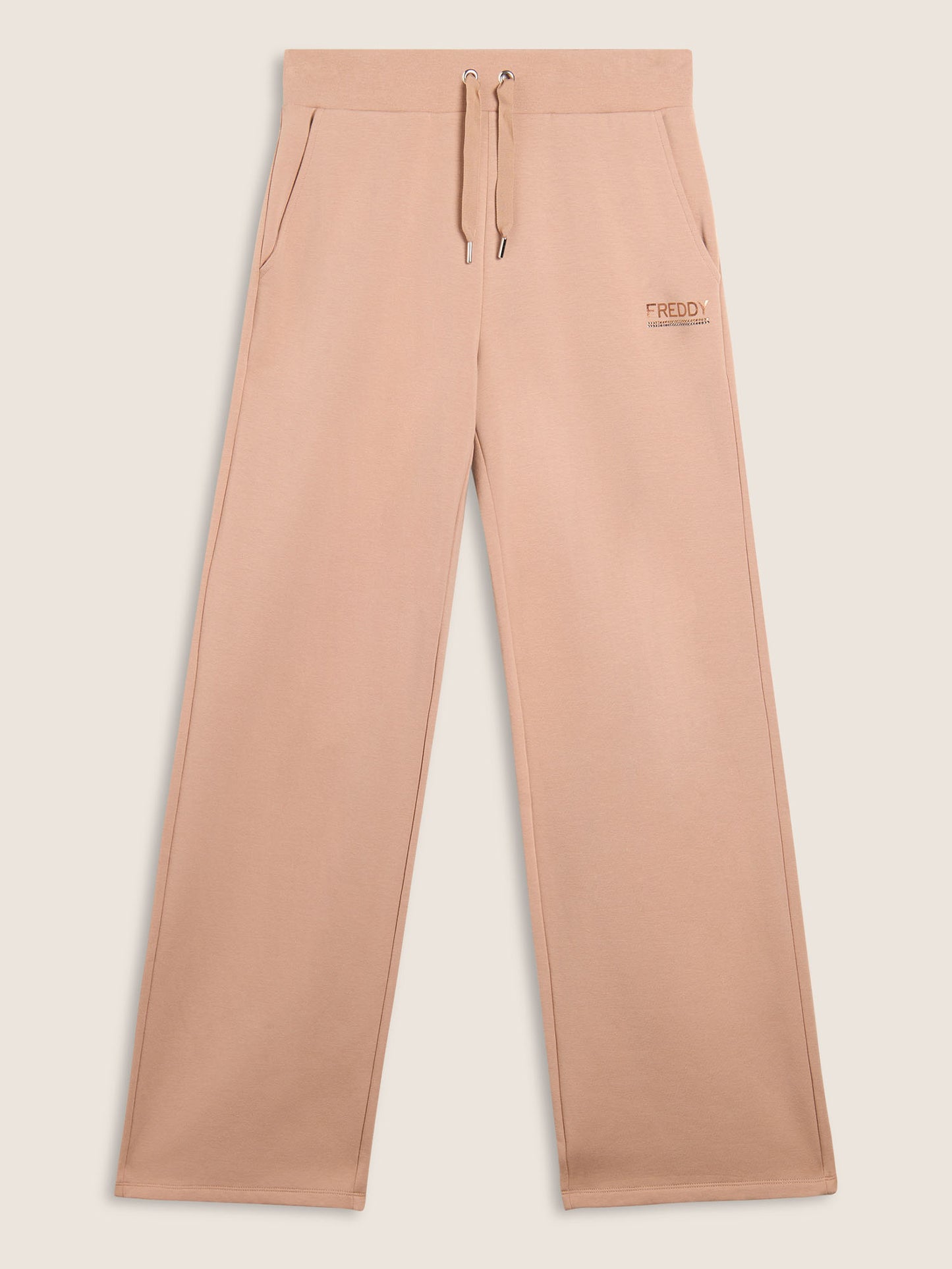 PANTALONE WIDE LEG COLLEGE LUXE FREDDY DONNA BEIGE