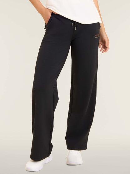 PANTALONE WIDE LEG COLLEGE LUXE FREDDY DONNA NERO