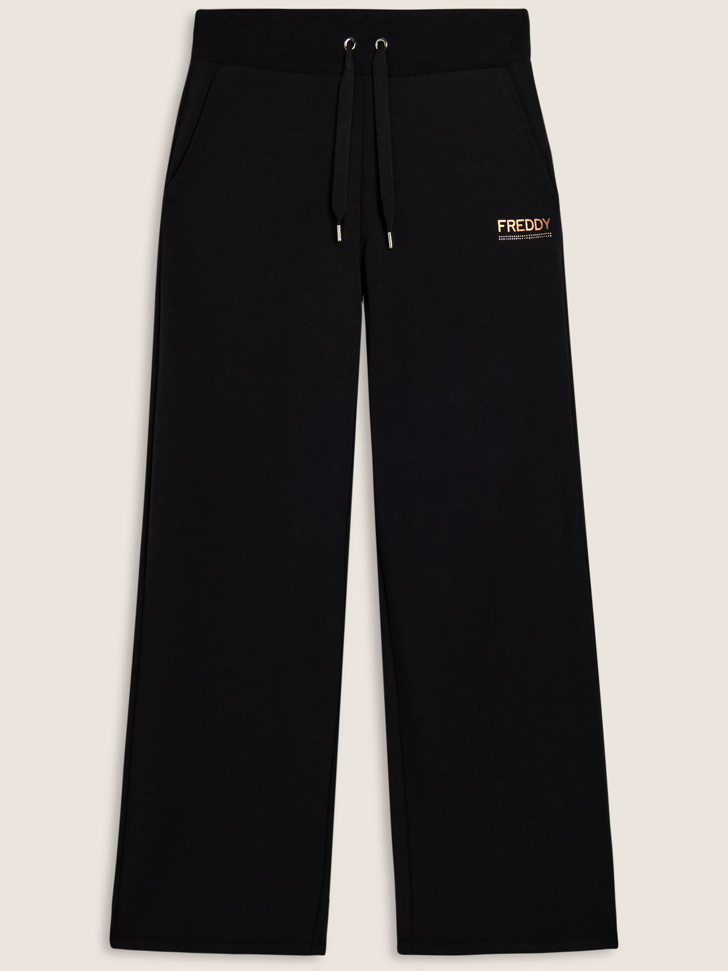 PANTALONE WIDE LEG COLLEGE LUXE FREDDY DONNA NERO