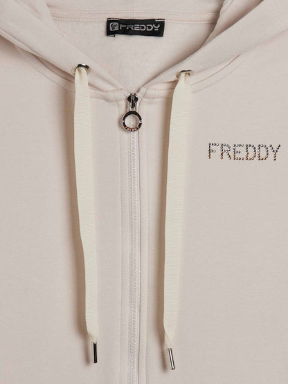 FELPA CON CAPPUCCIO COLLEGE LUXE FREDDY DONNA PANNA