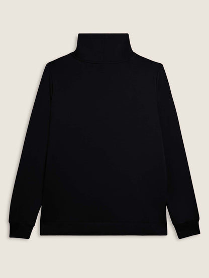 FELPA A COLLO ALTO COLLEGE LUXE FREDDY DONNA NERO