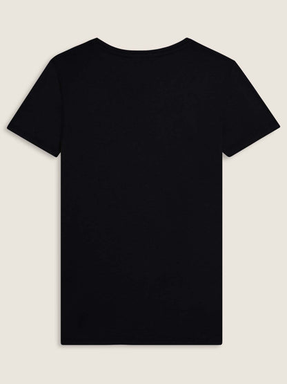 T-SHIRT COLLEGE LUXE FREDDY DONNA - NERO