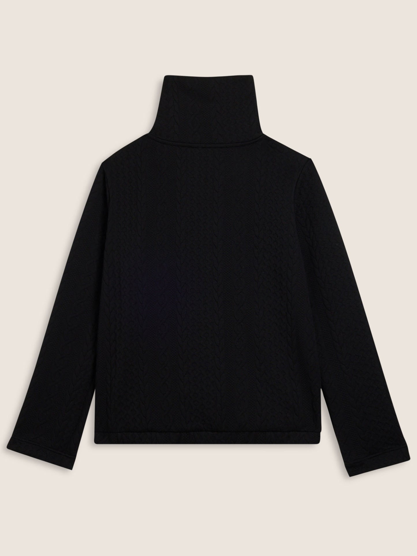 FELPA CON ZIP SLOUNGE FREDDY DONNA NERO