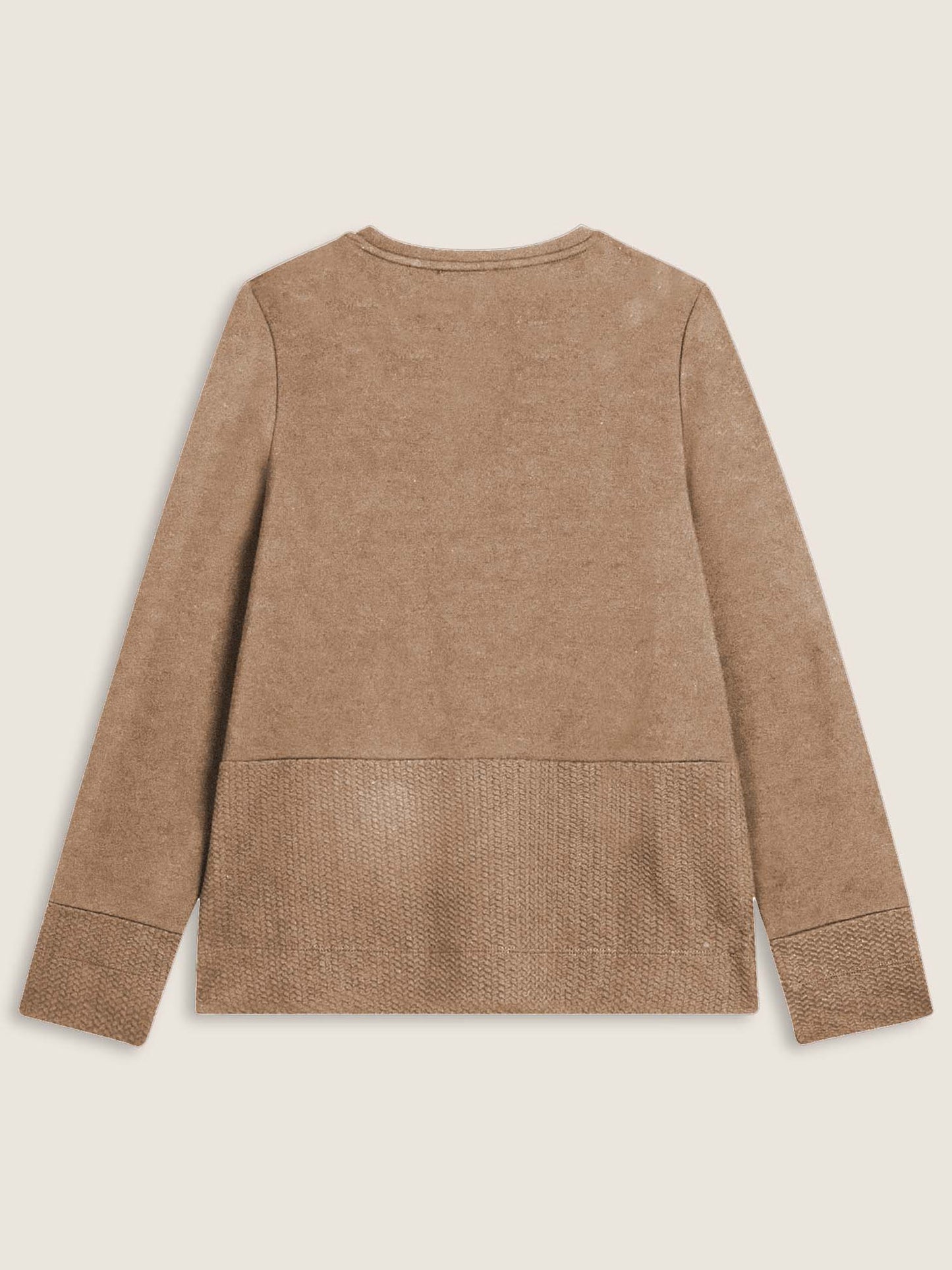 FELPA GIROCOLLO SLOUNGE FREDDY DONNA BEIGE