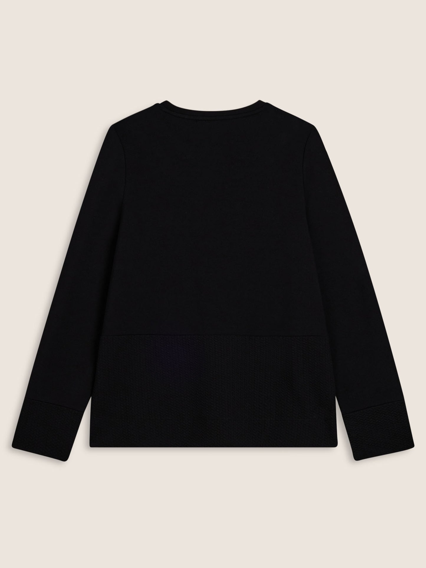 FELPA GIROCOLLO SLOUNGE FREDDY DONNA NERO