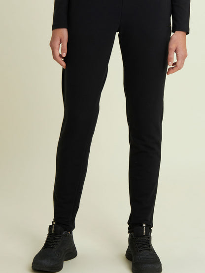 PANTALONE FELPATO SLOUNGE FREDDY DONNA NERO