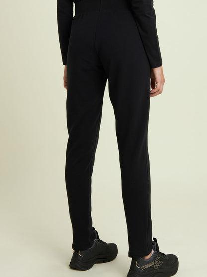 PANTALONE FELPATO SLOUNGE FREDDY DONNA NERO