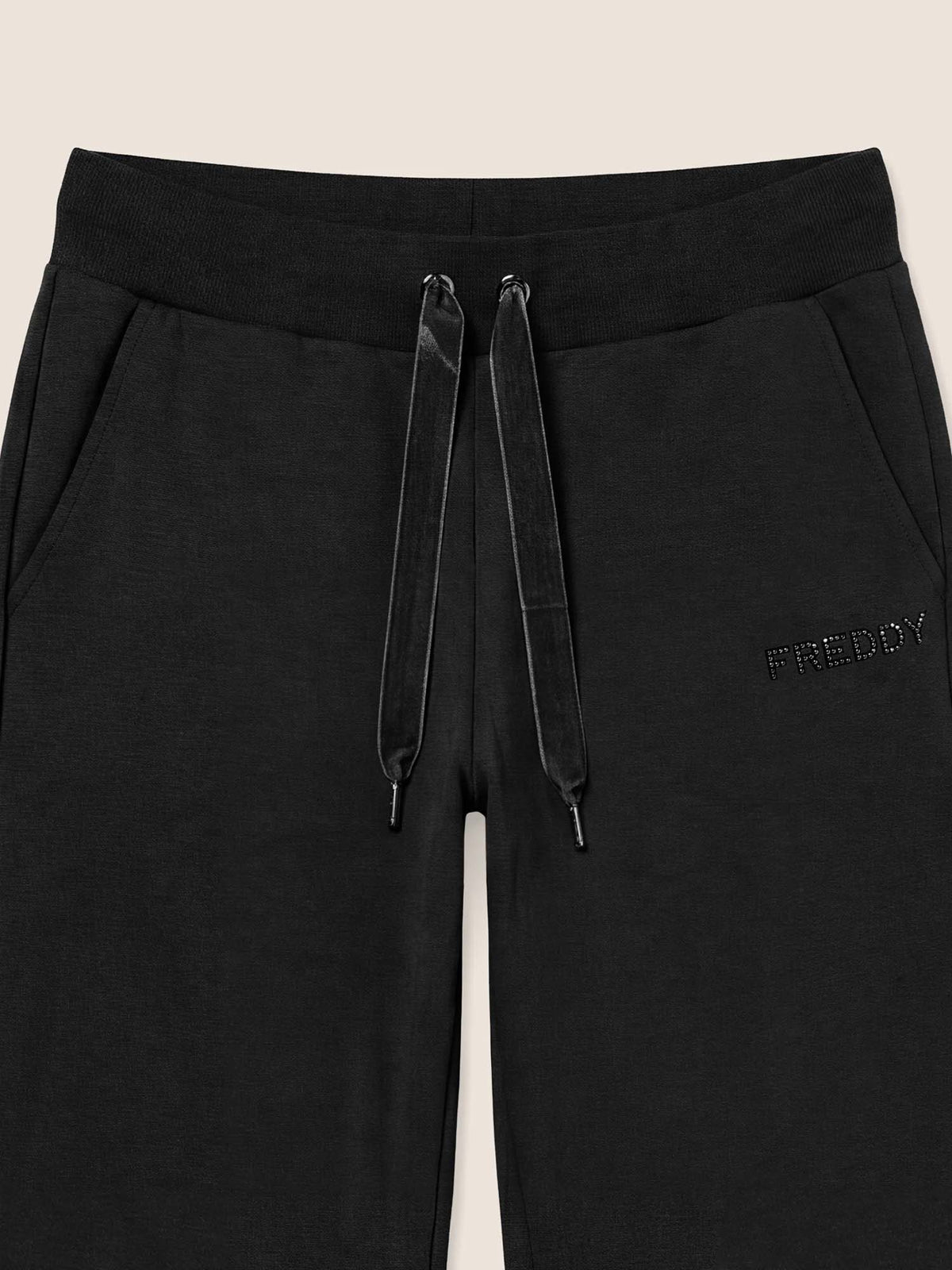 Freddy College Luxe, pantalone da donna nero