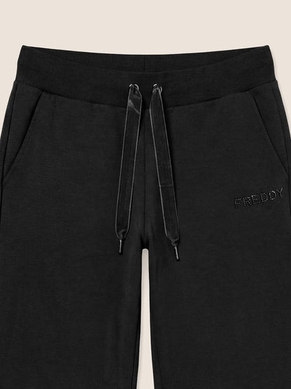 Freddy College Luxe, pantalone da donna nero