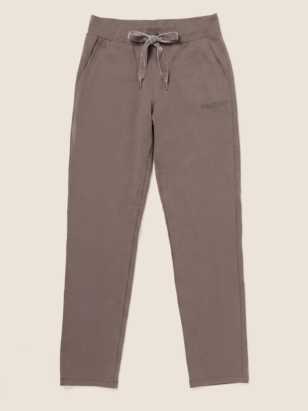 Freddy College Luxe, pantalone da donna marrone