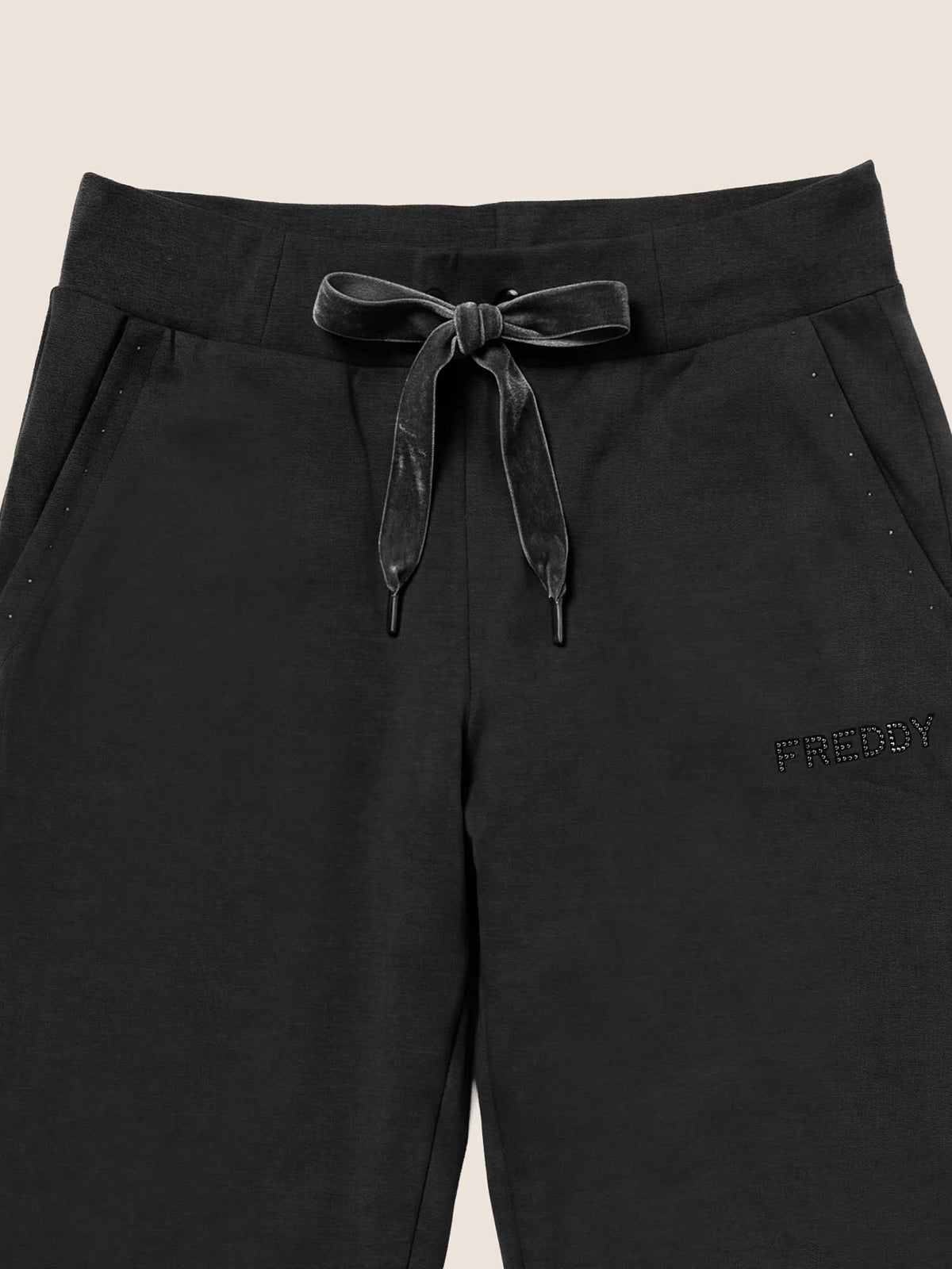 Freddy College Luxe, pantalone da donna nero