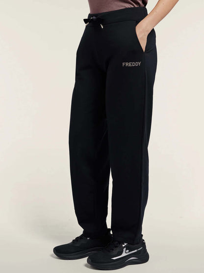 Freddy College Luxe, pantalone da donna nero