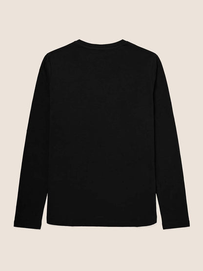 Freddy College Luxe, t-shirt maniche corte da donna nera