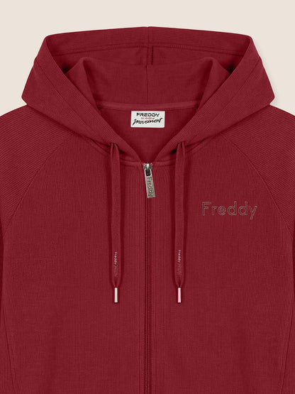 Freddy Movement, felpa da donna rossa