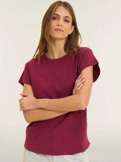 Freddy Movement, t-shirt maniche corte da donna rossa
