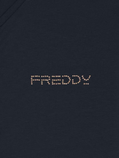FELPA CON ZIP CORE FREDDY DONNA BLU